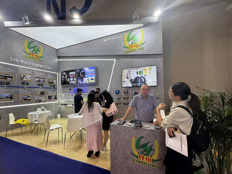 Liangyu Hardware Made a Splash at the 2024 Chongqing Motorcycle Parts Exhibition with Its Helmet Len